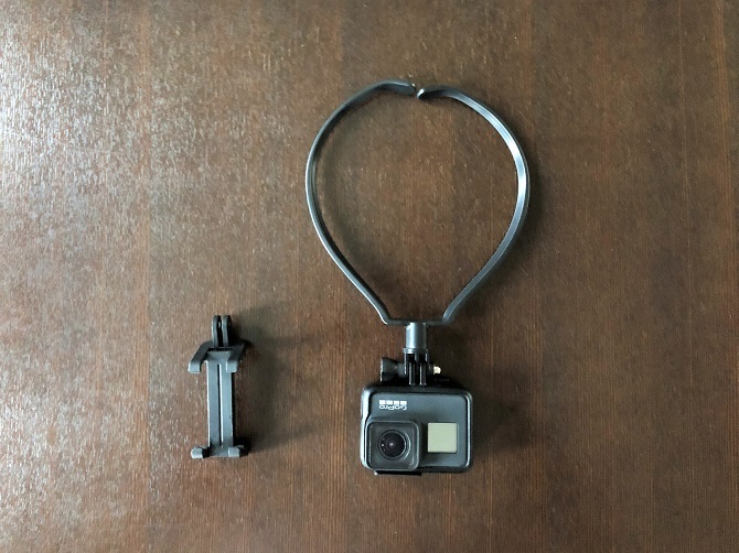 GoPro HERO7 Blackにマウント類がたくさん入ったアクセサリーセットを 