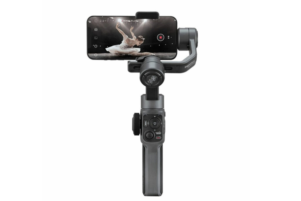 ☆3軸折りたたみ式スマホジンバル 一眼レフ級の映像安定化 （☆3軸  