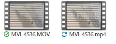 MOVからMP4